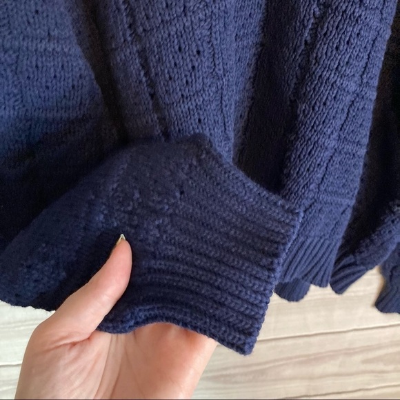 RACHEL Comey x Target Navy Knitted V-Neck Pullover Sweater - Picture 7 of 15